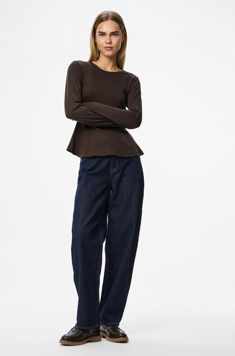 Immagine prodotto Pieces PCLUCCI PEPLUM Oberteil mit langen Ärmeln (M)