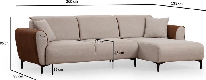 Produktbild Atelier del Sofa Aren (Ecksofa)