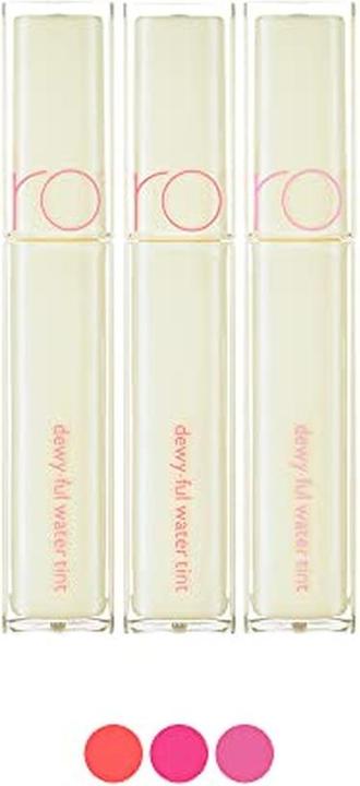 Actual product image Rom&Nd Dewyful Water Tint Lip Gloss 5.3ml 09 Cotton Melba Longlasting Moisturising Natural MLBB (09 Cotton Melba)