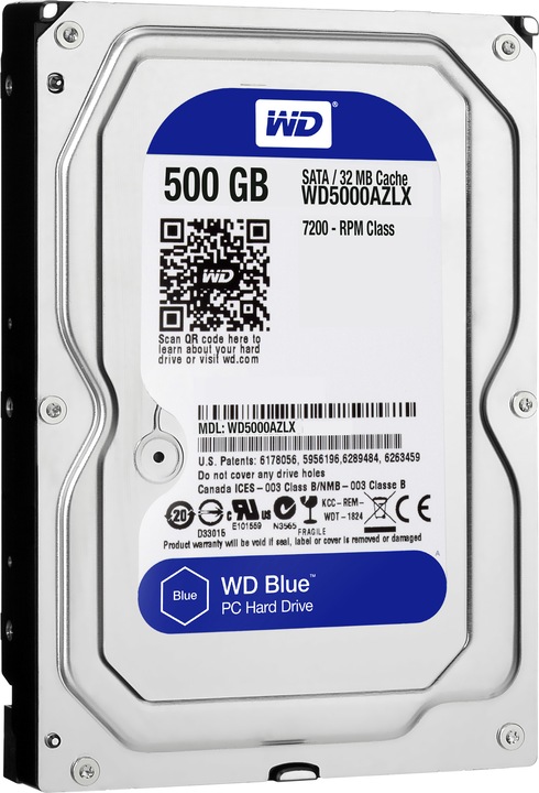 Actual product image WD Blue (0.50 TB, 3.5", CMR)