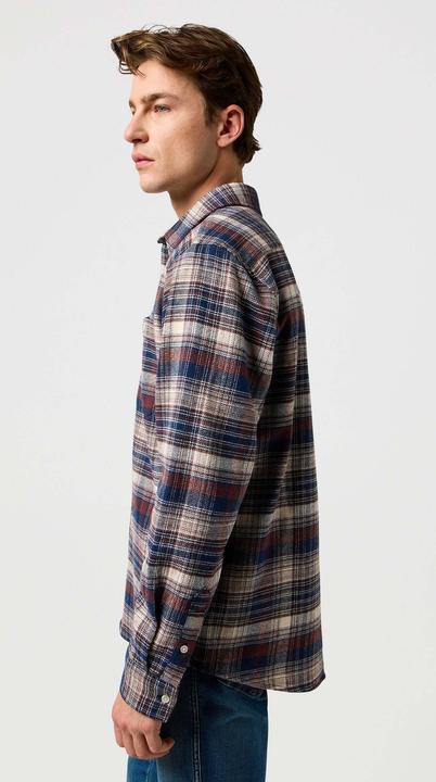 Actual product image Wrangler Langarmhemd Brushed 1 Pkt Shirt (XXL)
