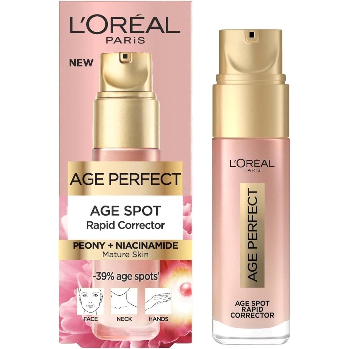 L'oréal Paris , Siero Viso, L'oreal Age Perfect Golden Age Siero Correttivo Delle Macchie Dell'età Per Il Viso 30Ml (30 Ml)