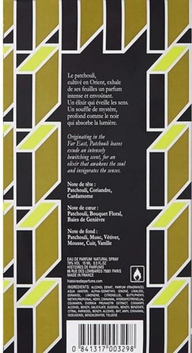 Produktbild Histoires de Parfums STORIES OF PERFUMES Noir Patchouli Unisex EDP purškalas 15 ml (Eau de Parfum, 15 ml)