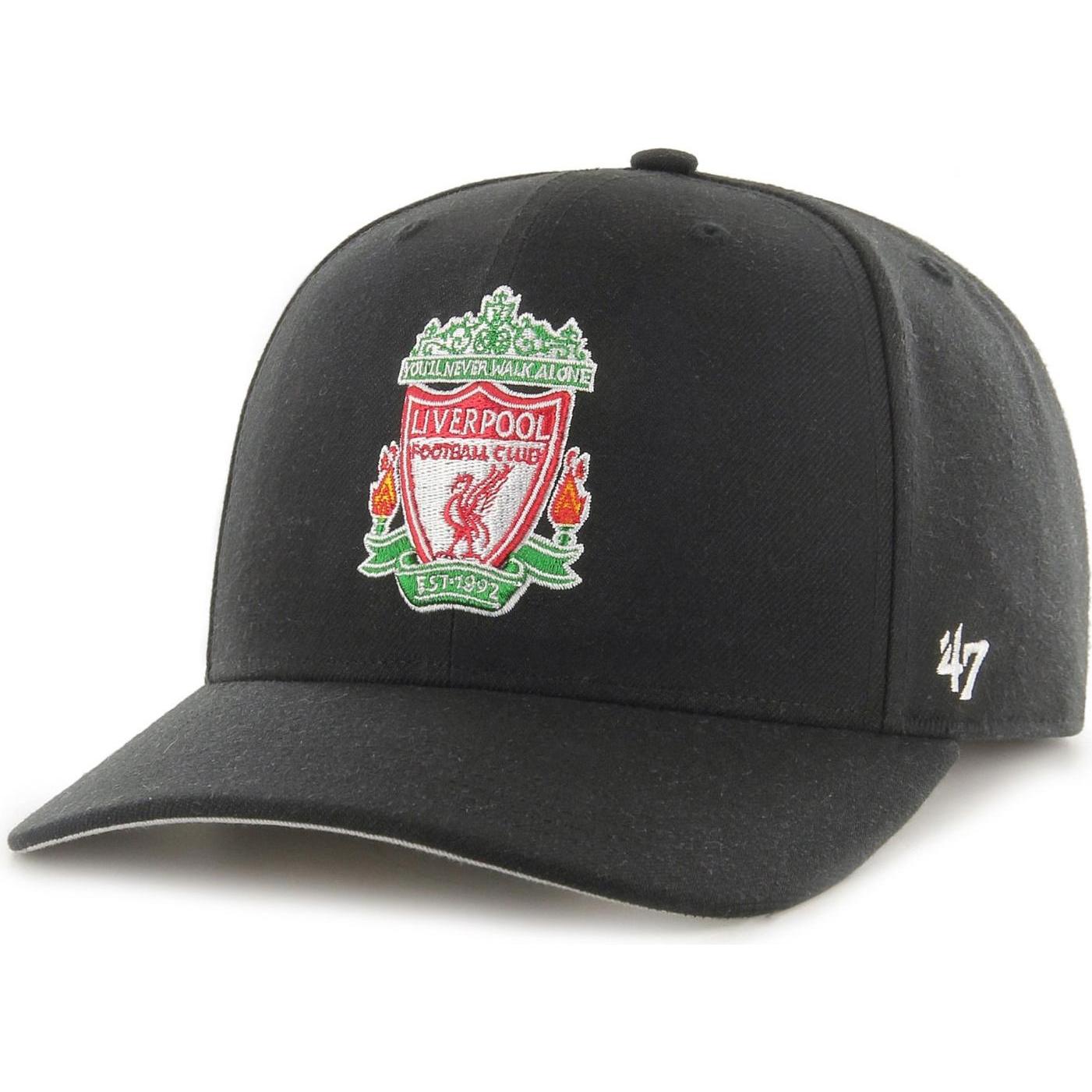 47 Brand, Herren, Cap, Low Profile Zone FC Liverpool, Schwarz, (One Size)