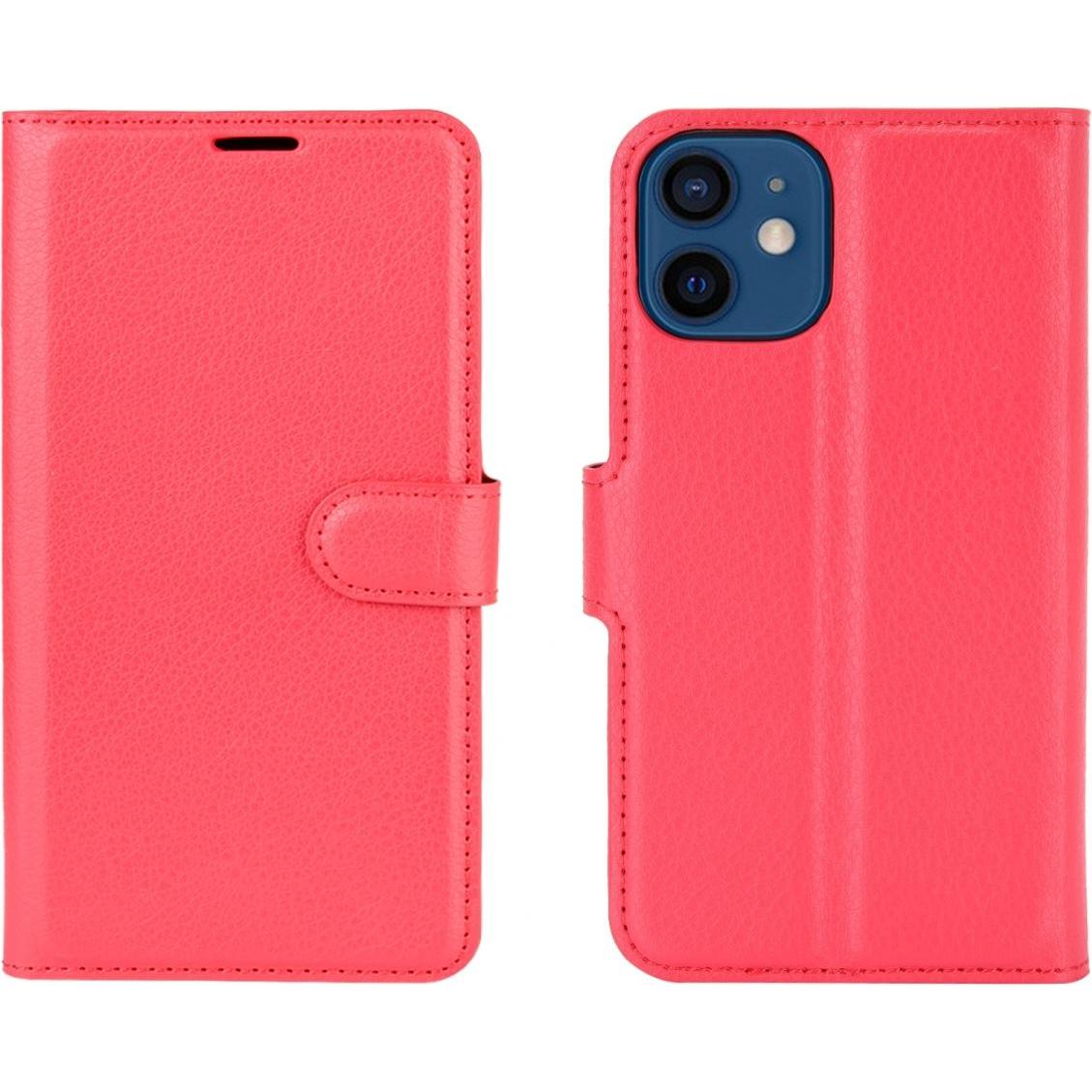 Thumbnail - Screenguard Apple iPhone 12 Leather Guard Lederhülle (Apple iPhone 12), Smartphone Hülle, Rot