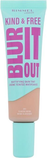 Actual product image Rimmel London Kind & Free Blur It Out Mattifying Skin Tint (201 Classic Beige)