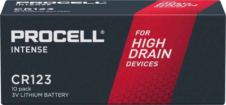 Duracell Pile au lithium, CR123A, 3V (10 pcs, CR123A, 1600 mAh)