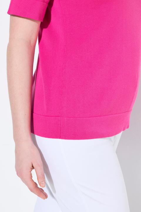 Produktbild Ulla Popken Twinset-Pullover, Rundhals, Halbarm, Pima Cotton (42, 44)