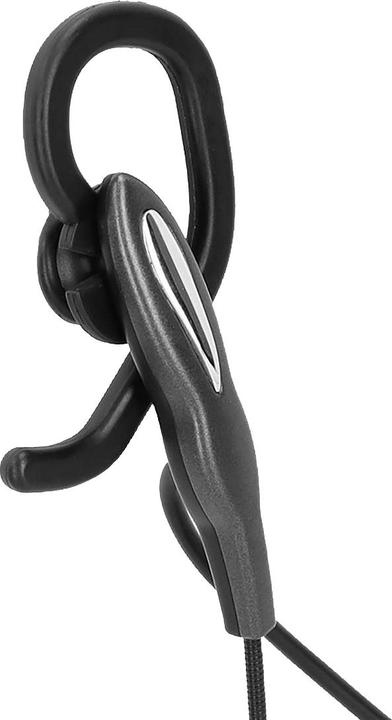 Actual product image Nedis PC Headset - In Ear - Mono - USB Type-A/USB Type-C - Foldable Microphone - Black (Cable, USB-A)