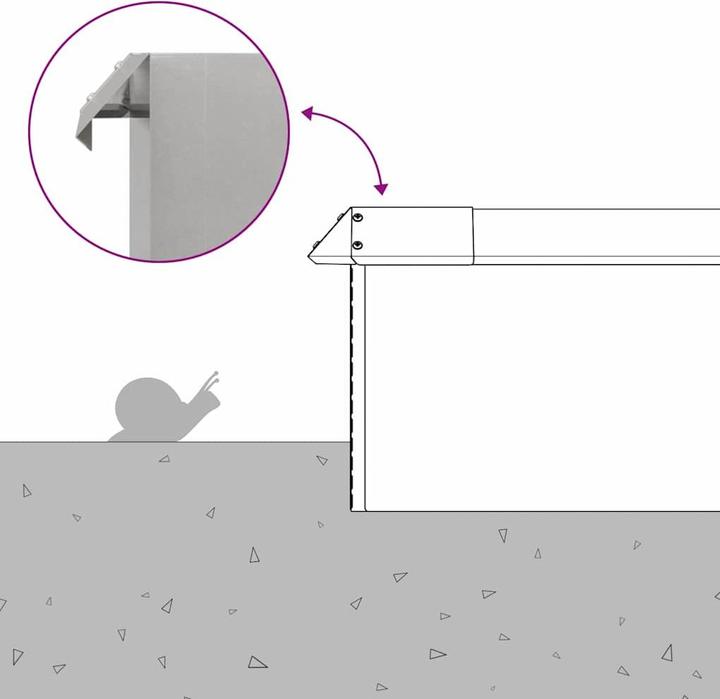 Produktbild vidaXL Schneckenbarriere (50 cm)