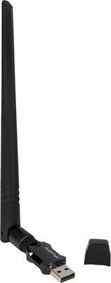 Actual product image Lanberg USB Adapter Wireless Network Card NC-0900-WIE USB 2.0 Dual Band AX900 1X EXT Antenna (USB, USB 2.0)