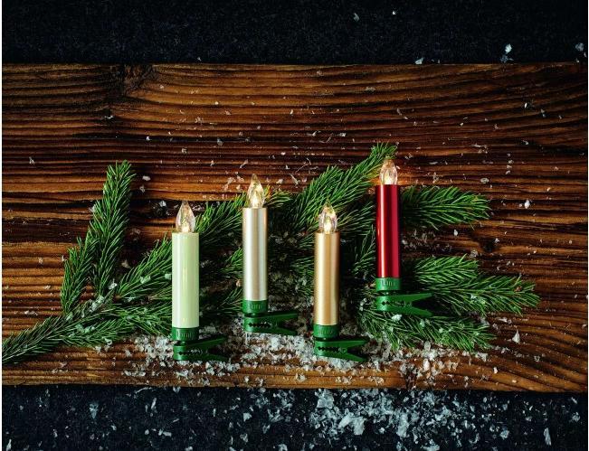 Produktbild Krinner LED Christbaumkerze Superlight Starter-Set (12 x)