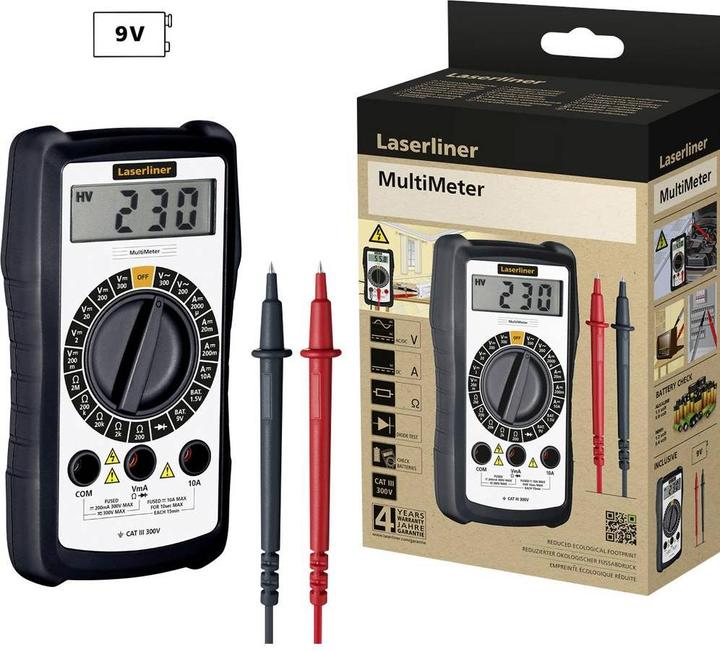 Produktbild Laserliner MultiMeter Hand-Multimeter (CAT III 300V)