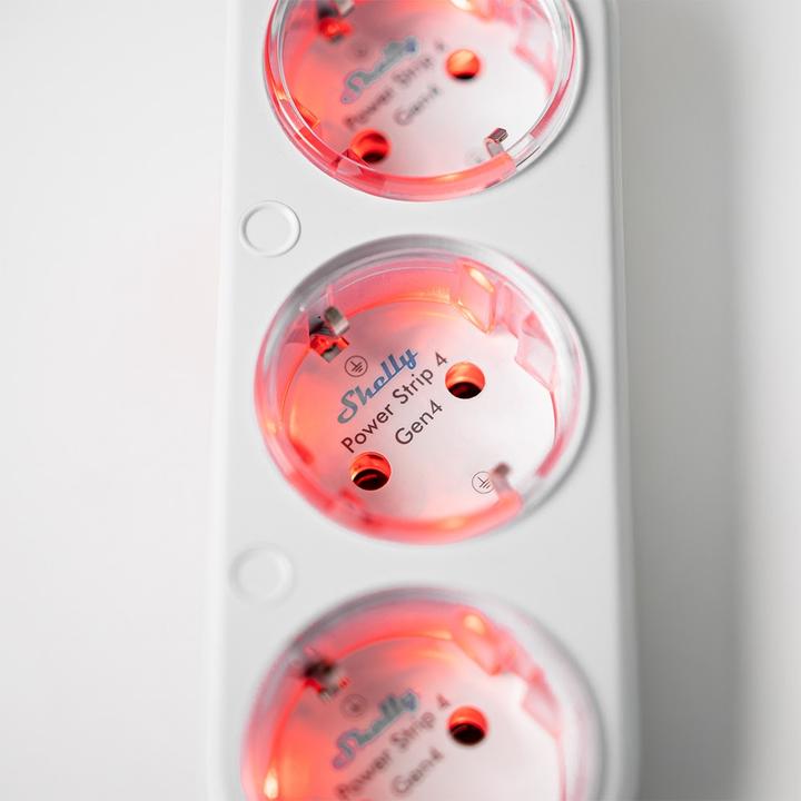 Actual product image Shelly Power Strip 4 Gen4 (4 x, CEE 7/3, 1.50 m)