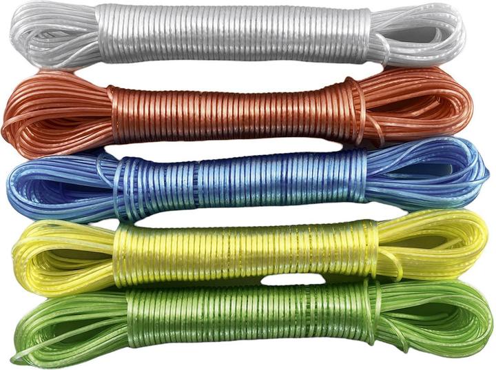 Image du produit Helo Corde à linge en plastique 30m Ø4mm couleurs assorties (30 m)