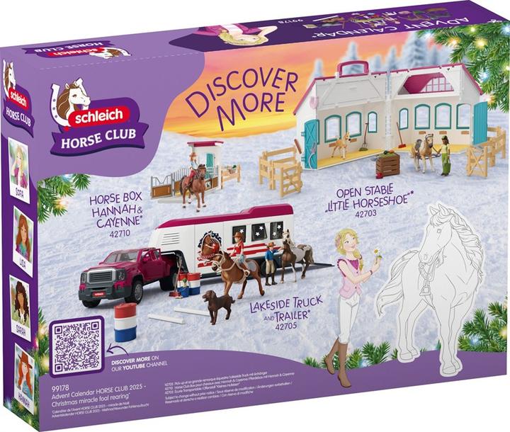 Productafbeelding Schleich Horse Club - Kerstwonder veulenopfok