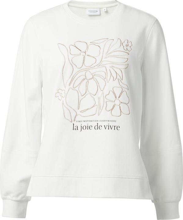 Produktbild Comma Sweatshirt Sweatshirt mit Artwork und seitlichen Schlitzen (44)