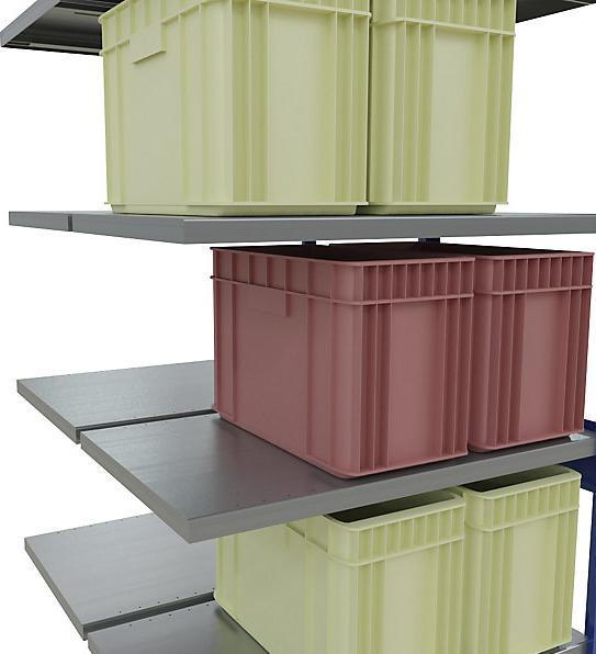 Actual product image eurokraft pro Boltless shelving, double row