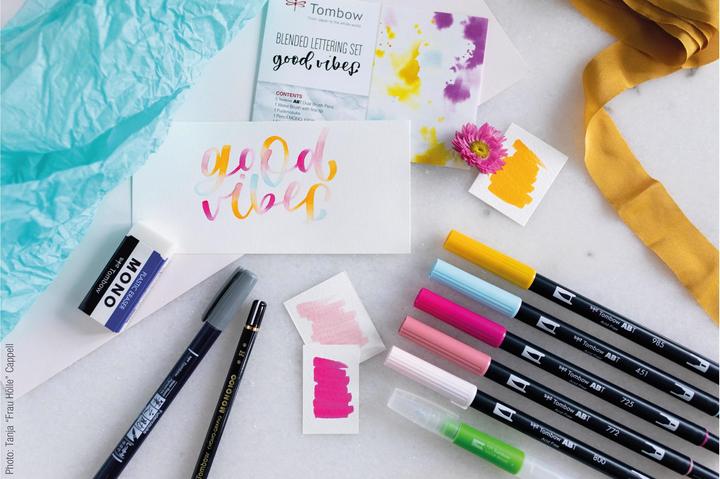 Productafbeelding Tombow Gemengde belettering (Roze, 6 x)