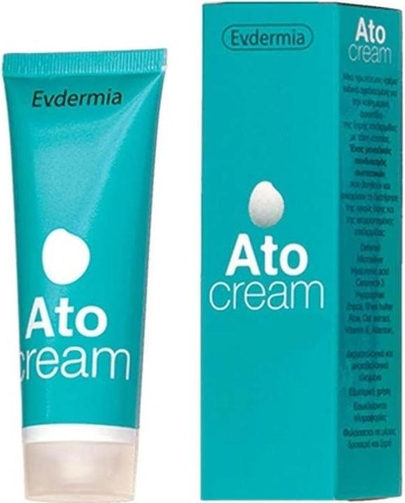 Evdermia Ato Creme für trockene oder juckende Haut - Geeignet für Ekzeme und Neurodermitis - Starke (Körpercreme, 100 ml)