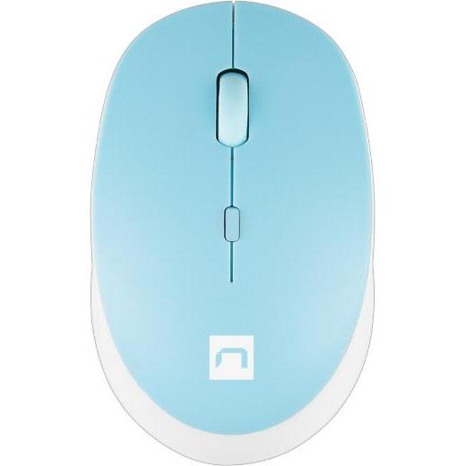 Genesis Mouse Harrier 2 Wireless, White/Blue, Bluetooth (Kabellos), Maus, Blau, Weiss