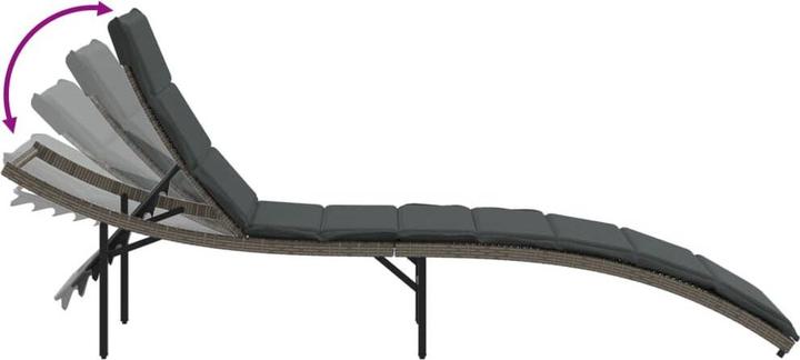 Actual product image vidaXL Sonnenliege (199 cm)