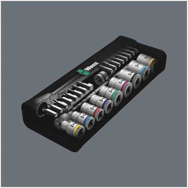 Actual product image Wera 8100 SB 10 Zyklop Metal Ratchet Set