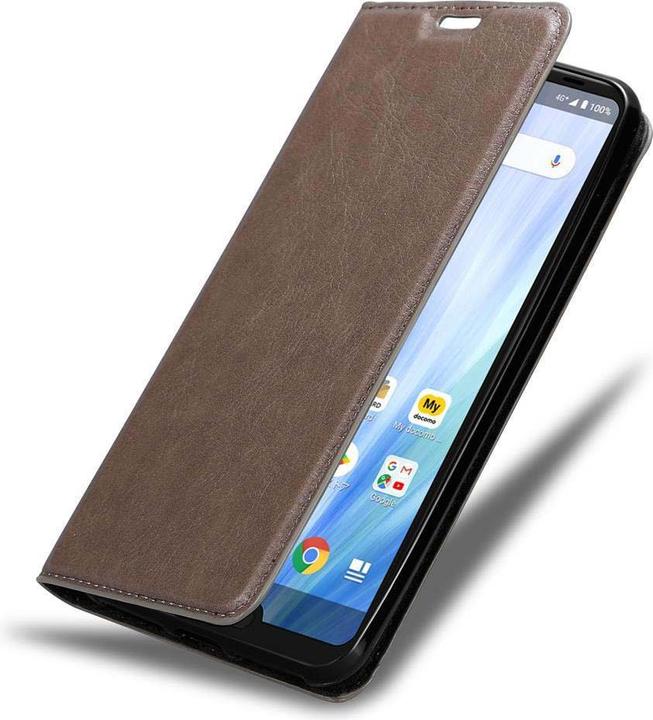 Actual product image Cadorabo Book Invisible Magnet Cover (Sharp Aquos R3)