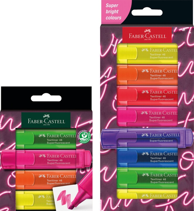 Produktbild Faber-Castell FABER CA. Textliner TL 46 254601 8er Etui GenZ (DAA326, 5 mm, 8 x)