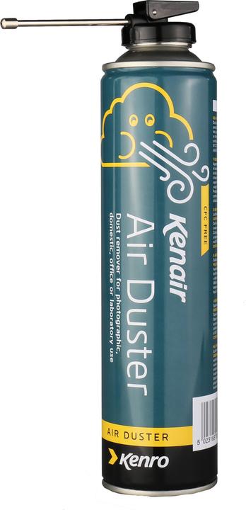 Actual product image Kenro Compressed air spray can + plastic spray head 360 ml