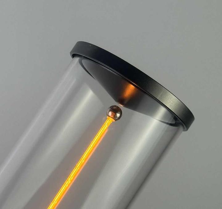 Produktbild Heitronic LED-Tischleuchte Magic, 90lm, 3000K, dimmbar, kabellos, USB-C, anthrazit, 3,7V