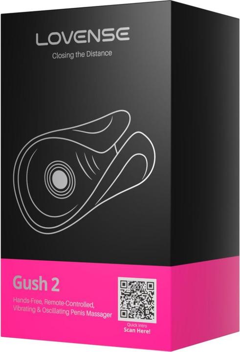 Actual product image Lovense Gush 2 Automatische Mastrubators Bundel met Easyglide Glijmiddel en Toycleaner - 150 ml