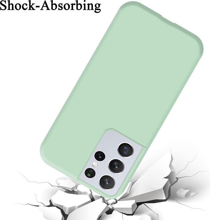 Actual product image Cadorabo TPU Liquid Silicone Case Cover (Samsung Galaxy S21 Ultra)