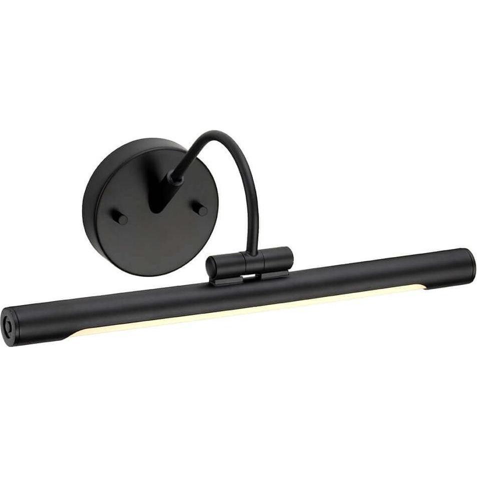 Elstead Lighting, Wandleuchte + Deckenleuchte, Alton LED Bilderleuchte 39cm Schwarz (318 lm)