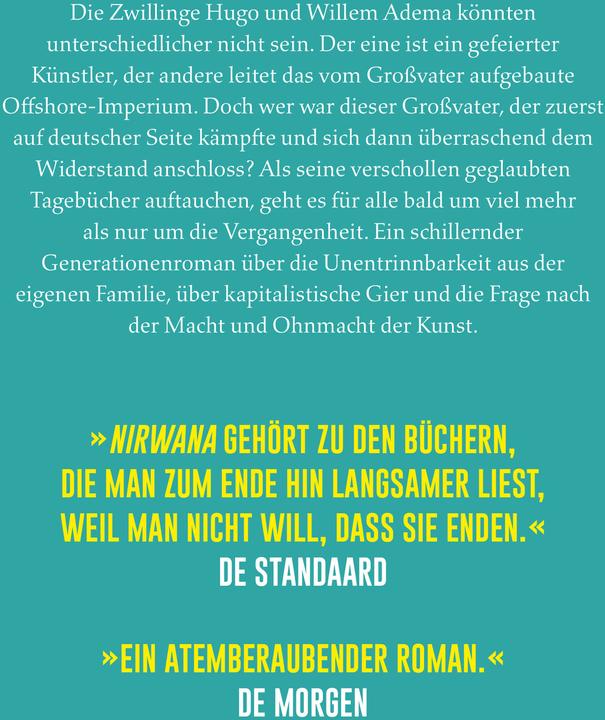 Produktbild Nirwana (Deutsch, Bettina Bach, Tommy Wieringa, 2025)