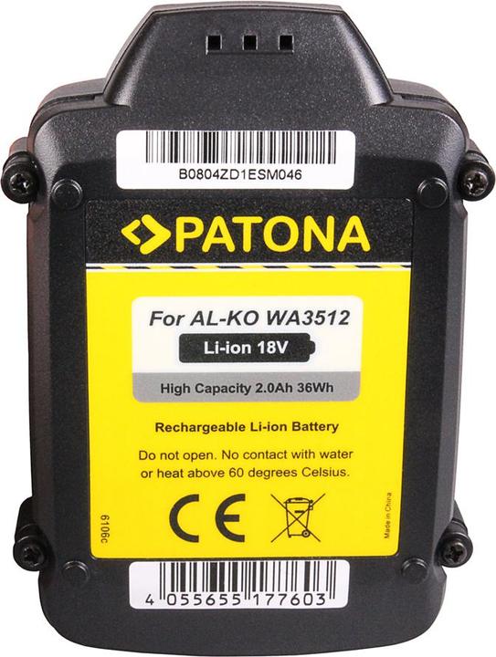 Produktbild Patona Akku f. Rockwell WG151 WG251 WG540 Worx WG151 WG151E WU287 WU381 WX163 (18 V)