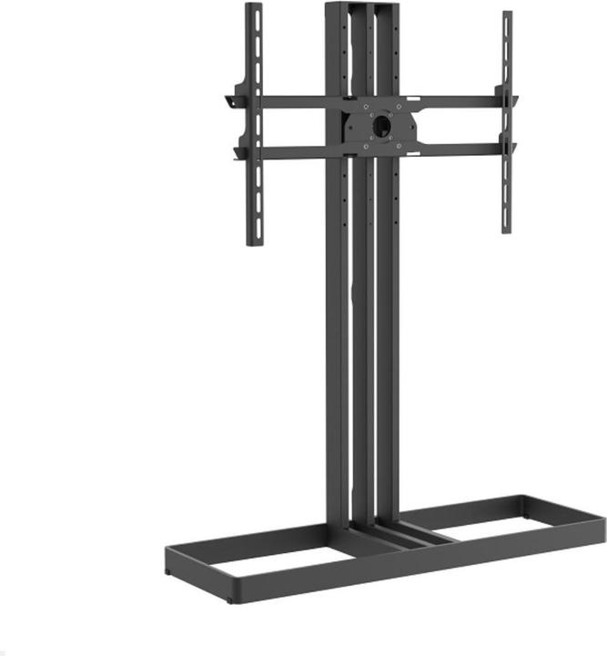 Cavus EDGE100B64 TV Bodenständer 1000 mm Säule VESA 600x400, schwarz (85", 55 kg)