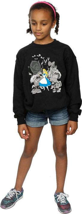 Produktbild Disney Mädchen Alice im Wunderland Blumen Sweatshirt (116)