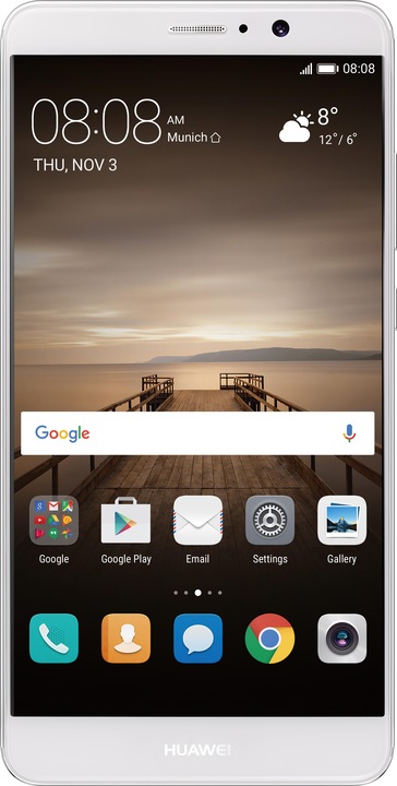 Huawei Mate 9 (64 GB, Moonlight Silver, 5.90", Hybrid Dual SIM, 20 Mpx, 4G)