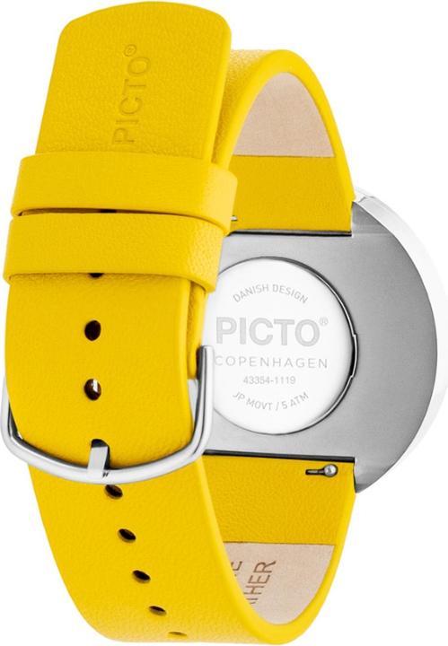 Produktbild Picto 43354-6120S Mustard Yellow Unisex 40mm 5ATM (Analoguhr, 40 mm)