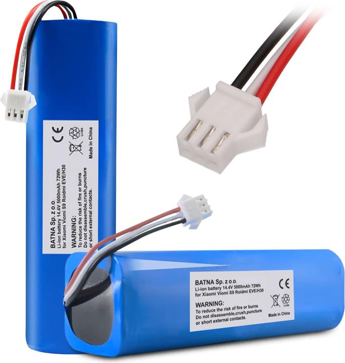 Produktbild Xiaomi Batterie Akku Roidmi Eve/H30 H18650CH-4S2P 5000mAh 14.4V 72Wh
