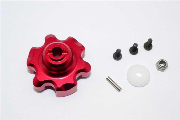 GPM Aluminium Hauptzahnrad Adapter rot TRX X-MAXX