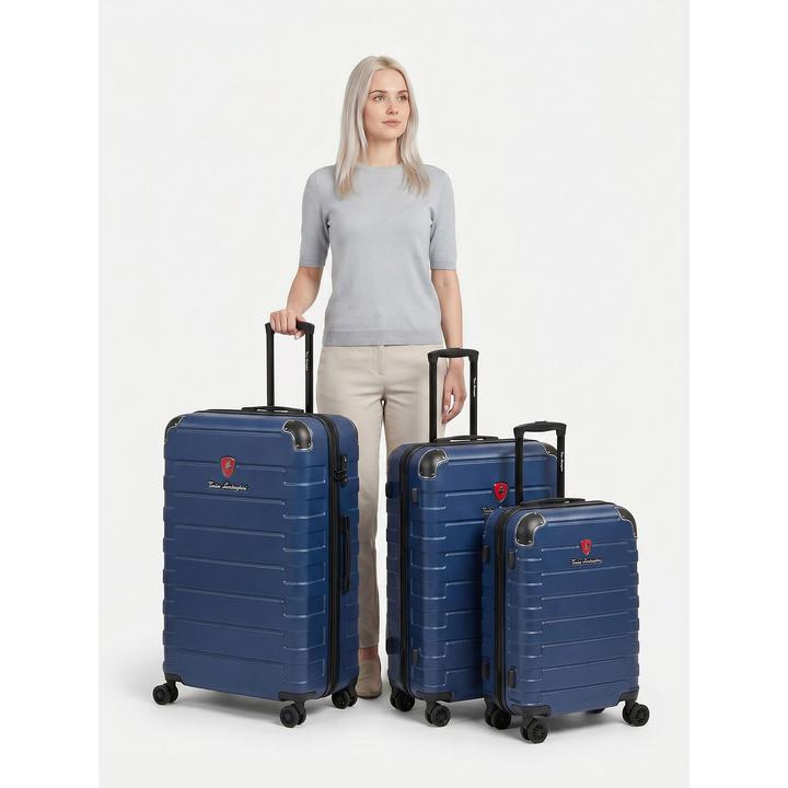 Produktbild Tonino Lamborghini Milano 4 Rollen Kofferset 3-teilig mit Dehnfalte