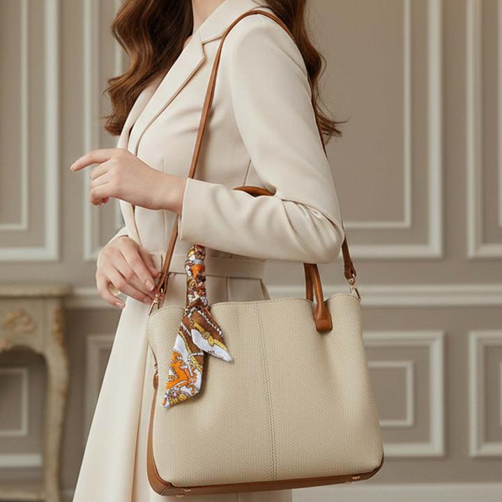 Immagine prodotto Gallantry Damen Shopper Chevron mit Tuch