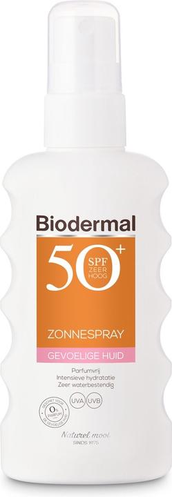 Produktbild Bioderma Biodermal Sunscreen Spray For Sensitive Skin Spf 50+ - Sonnenspray - Auch für Kinder geeignet - 175m (Sonnenspray, SPF 50+, 175 ml)