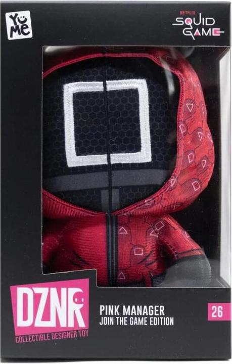 Produktbild YuMe Squid Game DZNR Plüschfigur Masked Manager Join the Game Edition 18 cm