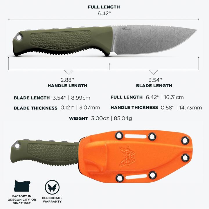Immagine prodotto Benchmade Cacciatore di Campagna Steep Olive Scuro (9 cm)