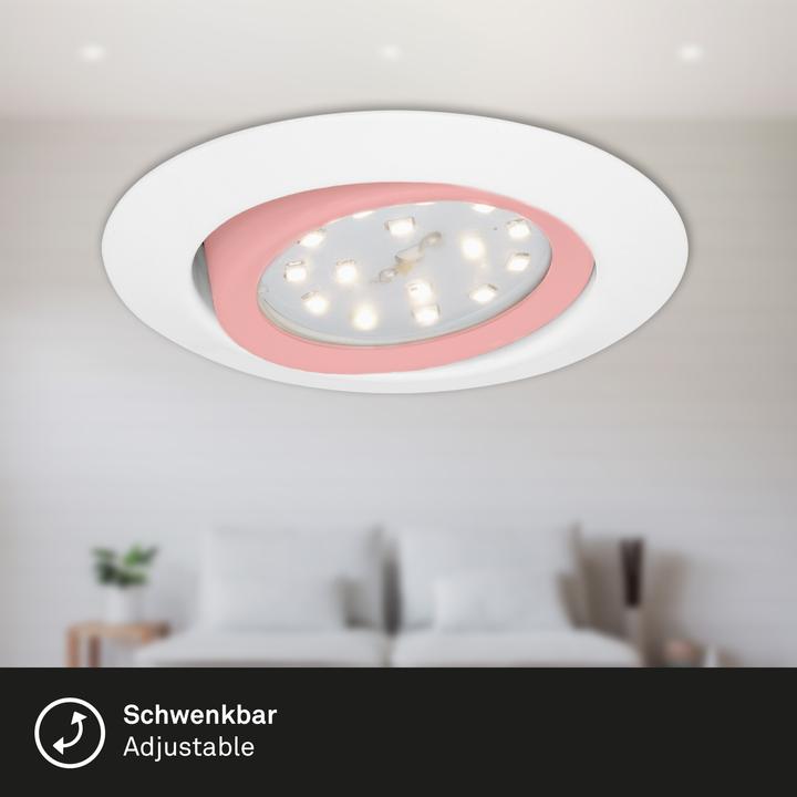Produktbild Briloner LED Einbauleuchten 3er-Set, weiss, 3xLED-Modul/3W (300 lm)