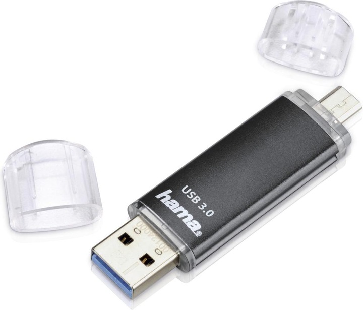 Produktbild Hama Laeta Twin (64 GB, Micro USB, USB 3.0, USB-A)