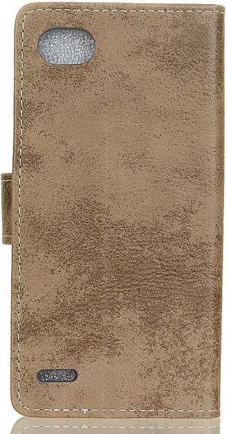 Actual product image MU Classic Vintage leather cover (LG Q6+, LG Q6)